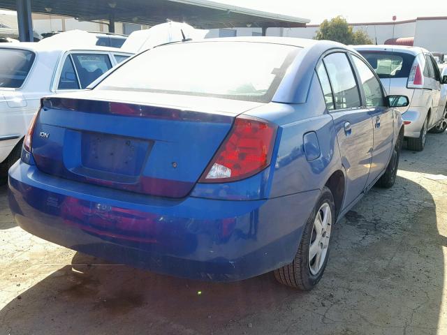 1G8AJ55F26Z129335 - 2006 SATURN ION LEVEL BLUE photo 4