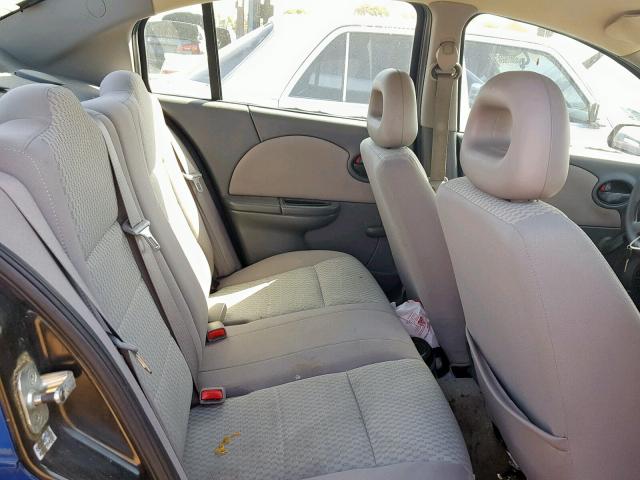 1G8AJ55F26Z129335 - 2006 SATURN ION LEVEL BLUE photo 6