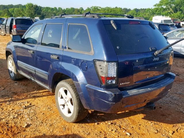 1J4HS48N66C254737 - 2006 JEEP GRAND CHER BLUE photo 3