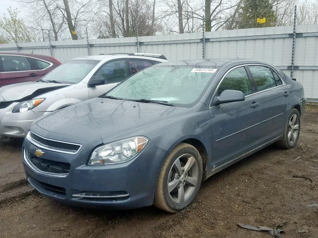 1G1ZH57B894201468 - 2009 CHEVROLET MALIBU 1LT GRAY photo 2