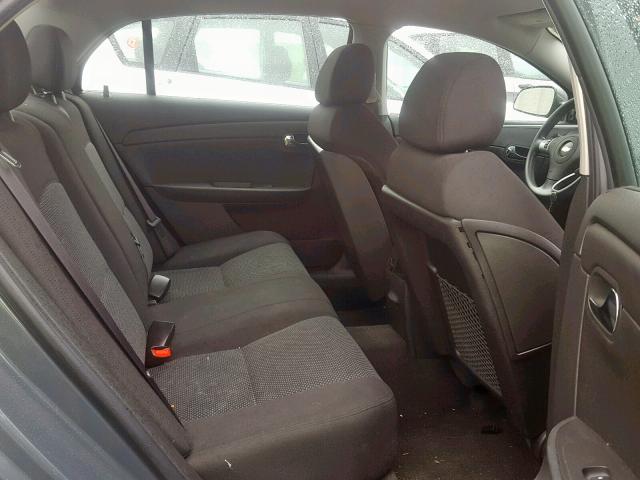 1G1ZH57B894201468 - 2009 CHEVROLET MALIBU 1LT GRAY photo 6