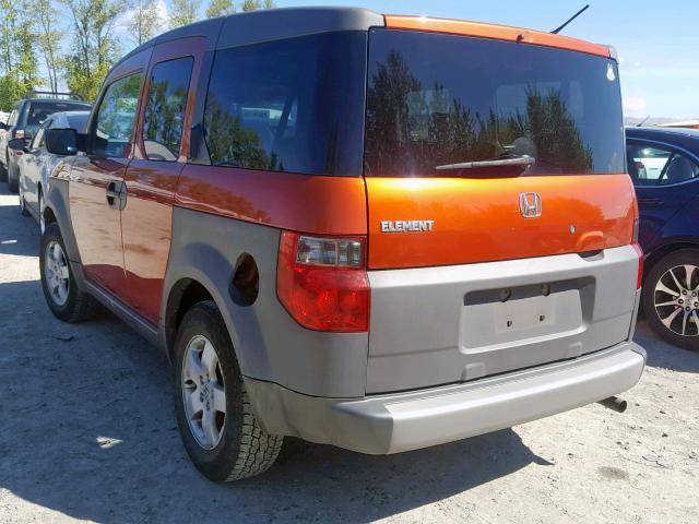 5J6YH28514L021879 - 2004 HONDA ELEMENT EX ORANGE photo 3