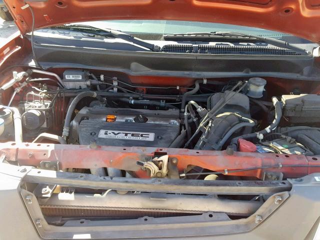 5J6YH28514L021879 - 2004 HONDA ELEMENT EX ORANGE photo 7