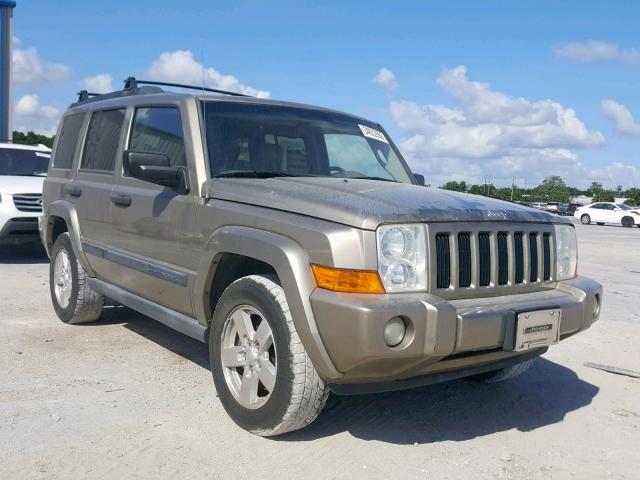 1J8HH48N26C130090 - 2006 JEEP COMMANDER GOLD photo 1