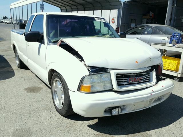 1GTCS195628121213 - 2002 GMC SONOMA WHITE photo 1