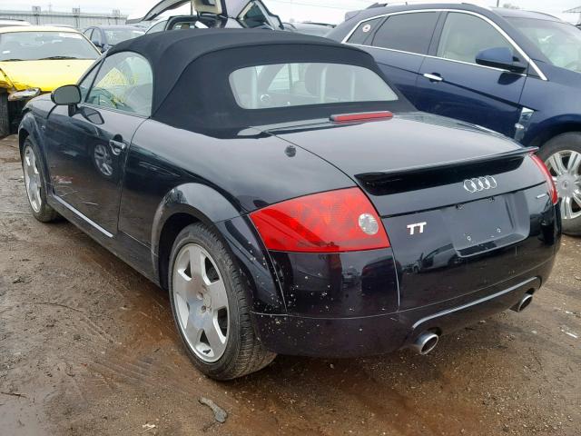 TRUUT28N441008175 - 2004 AUDI TT QUATTRO BLACK photo 3