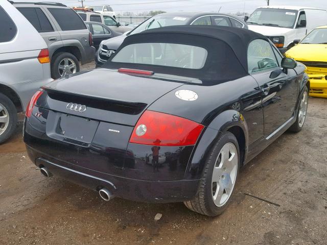 TRUUT28N441008175 - 2004 AUDI TT QUATTRO BLACK photo 4