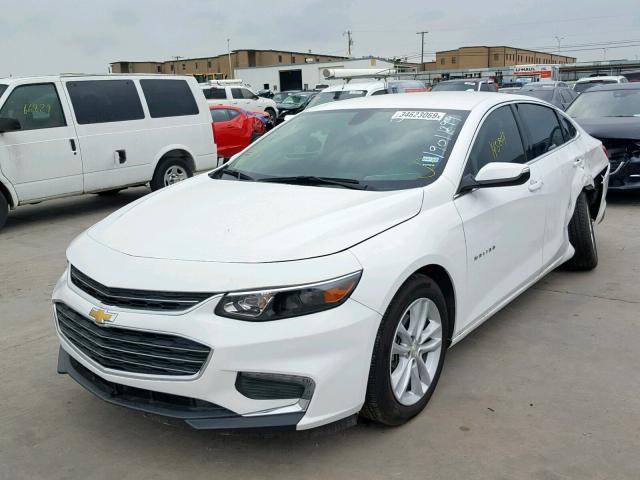 1G1ZD5ST6JF209766 - 2018 CHEVROLET MALIBU LT WHITE photo 2