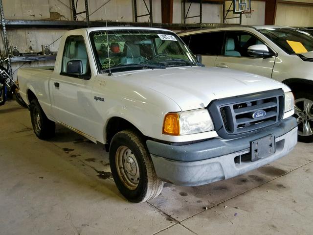 1FTYR10D54PB31035 - 2004 FORD RANGER WHITE photo 1