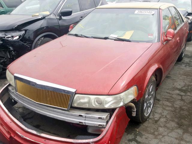 1G6KS54Y53U137998 - 2003 CADILLAC SEVILLE SL RED photo 2