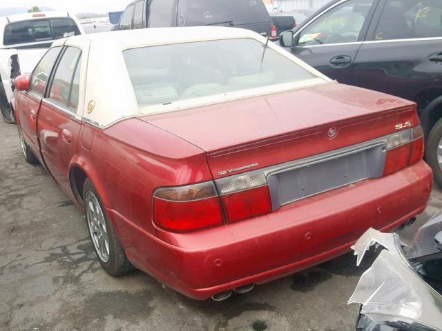 1G6KS54Y53U137998 - 2003 CADILLAC SEVILLE SL RED photo 3