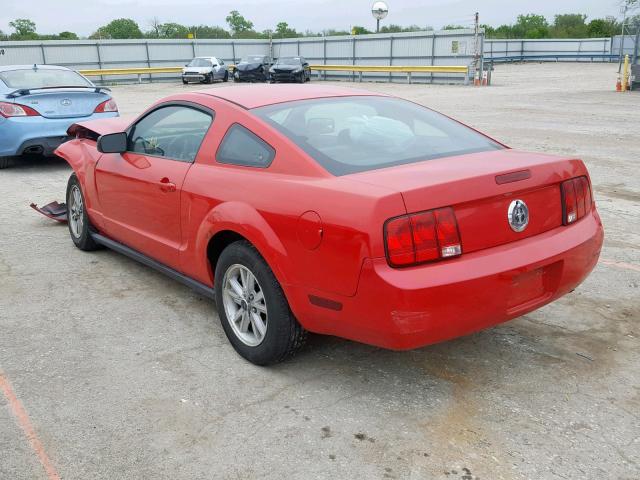 1ZVFT80N465146440 - 2006 FORD MUSTANG RED photo 3