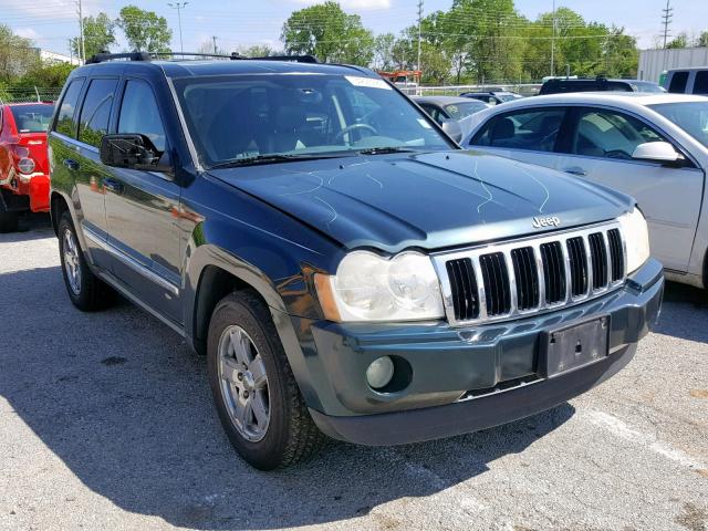 1J4HR58NX5C520633 - 2005 JEEP GRAND CHER GREEN photo 1