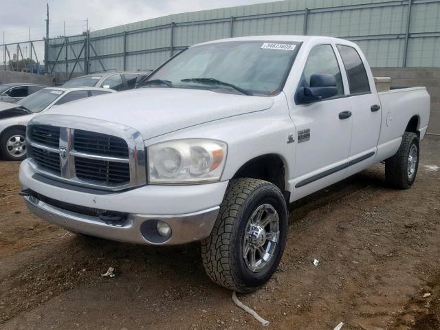 3D7MX38A07G792156 - 2007 DODGE RAM 3500 S WHITE photo 2