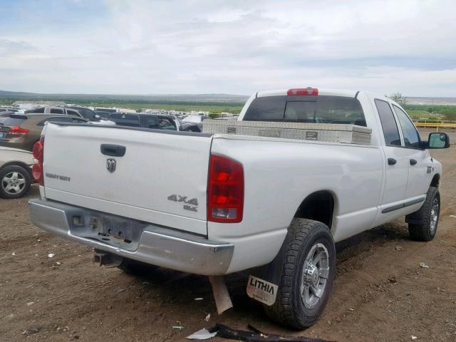 3D7MX38A07G792156 - 2007 DODGE RAM 3500 S WHITE photo 4