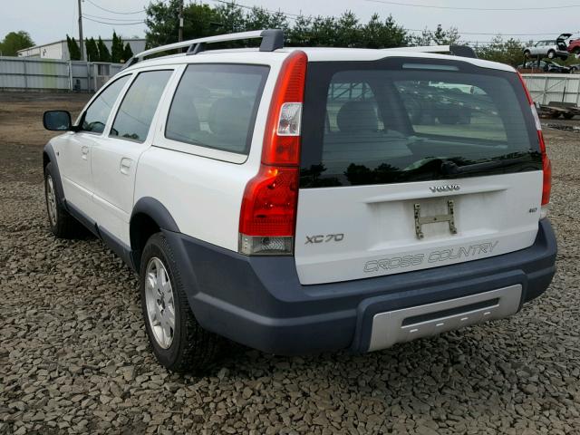 YV1SZ592651190110 - 2005 VOLVO XC70 WHITE photo 3