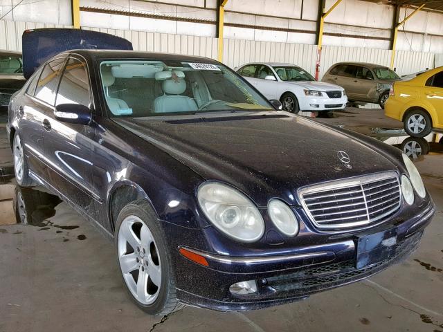 WDBUF65J63A126641 - 2003 MERCEDES-BENZ E 320 BLUE photo 1