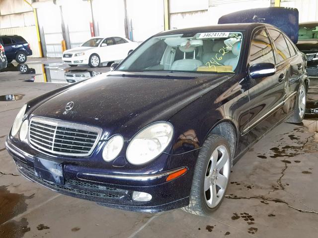 WDBUF65J63A126641 - 2003 MERCEDES-BENZ E 320 BLUE photo 2