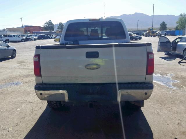 1FT7W2BT0BEC23757 - 2011 FORD F250 SUPER WHITE photo 10