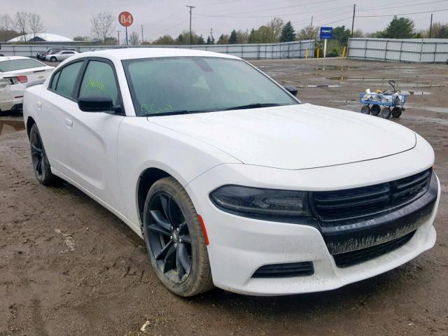 2C3CDXBG8JH187994 - 2018 DODGE CHARGER SX WHITE photo 1