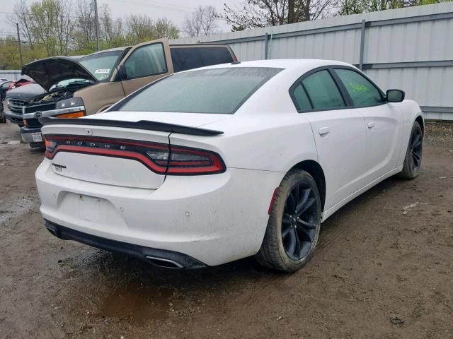 2C3CDXBG8JH187994 - 2018 DODGE CHARGER SX WHITE photo 4