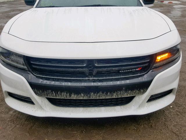 2C3CDXBG8JH187994 - 2018 DODGE CHARGER SX WHITE photo 9