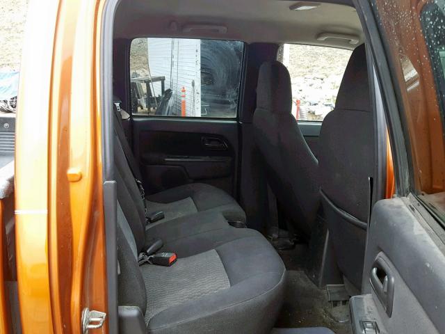 1GCDT13E978122034 - 2007 CHEVROLET COLORADO ORANGE photo 6