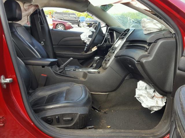1G11H5SL8EF245773 - 2014 CHEVROLET MALIBU LTZ 勃艮第红 照片 5