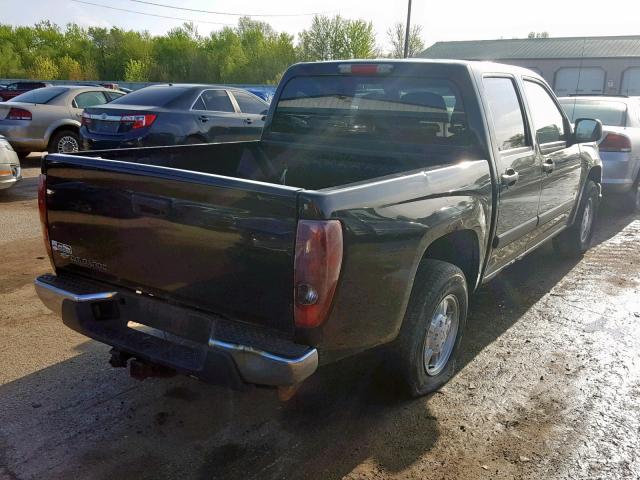 1GCCS136568170670 - 2006 CHEVROLET COLORADO BLACK photo 4