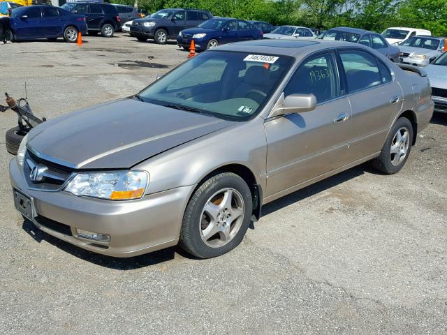 19UUA56713A069988 - 2003 ACURA 3.2TL GOLD photo 2