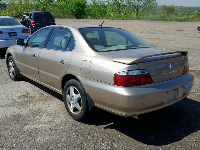 19UUA56713A069988 - 2003 ACURA 3.2TL GOLD photo 3