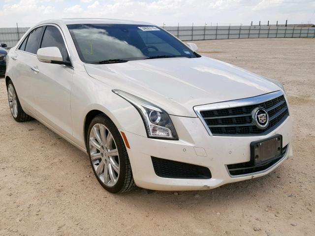 1G6AB5RA6D0127027 - 2013 CADILLAC ATS LUXURY WHITE photo 1