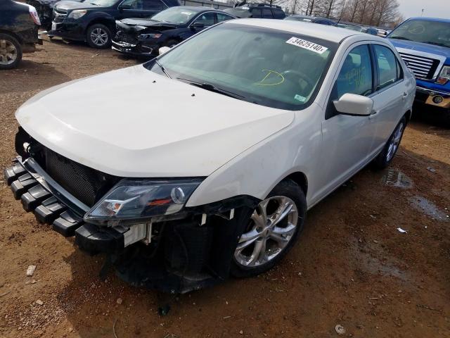 3FAHP0HA2CR226854 - 2012 FORD FUSION SE  photo 2