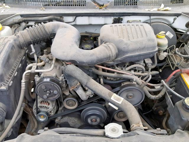 1B7FL26P7WS653620 - 1998 DODGE DAKOTA WHITE photo 7