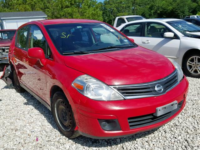 3N1BC1CP7AL424524 - 2010 NISSAN VERSA S RED photo 1