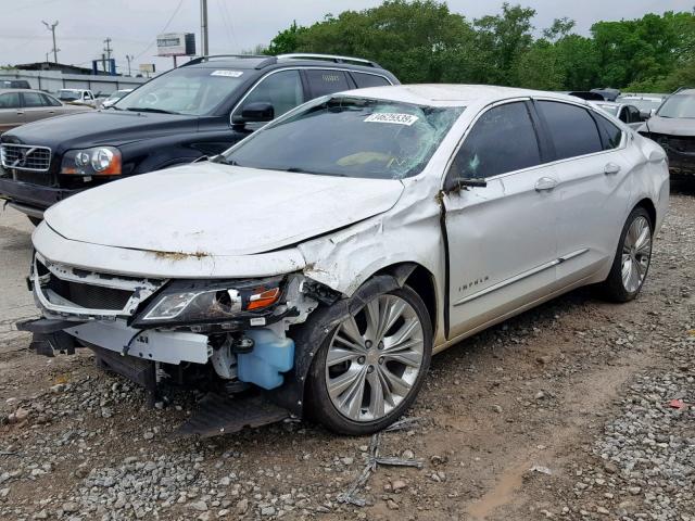 2G1145S3XG9142667 - 2016 CHEVROLET IMPALA LTZ WHITE photo 2