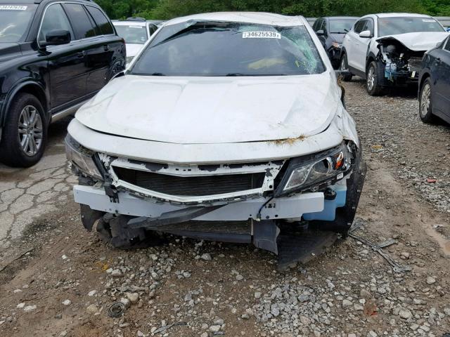 2G1145S3XG9142667 - 2016 CHEVROLET IMPALA LTZ WHITE photo 9