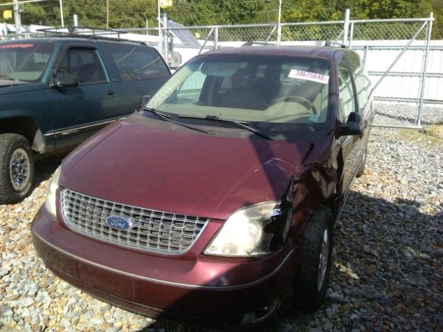 2FMZA52206BA25953 - 2006 FORD FREESTAR S MAROON photo 2