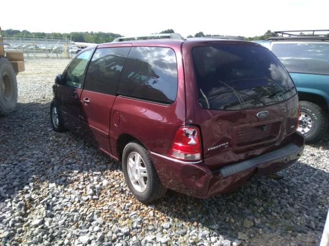 2FMZA52206BA25953 - 2006 FORD FREESTAR S MAROON photo 3