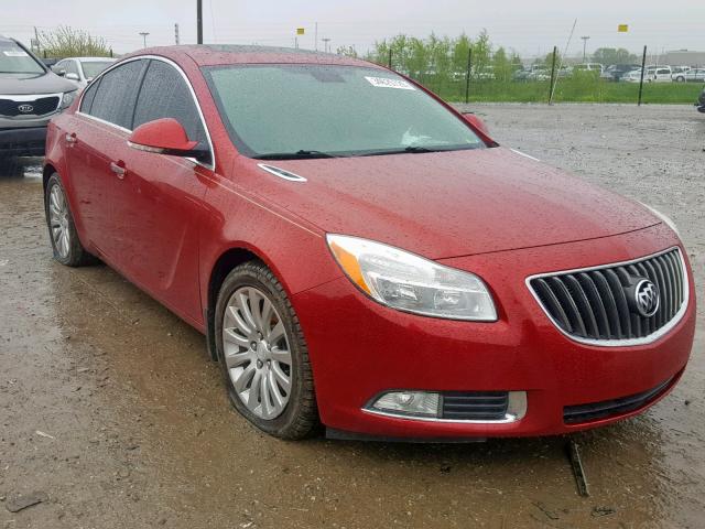 2G4GS5EV3C9214139 - 2012 BUICK REGAL PREM BURGUNDY photo 1