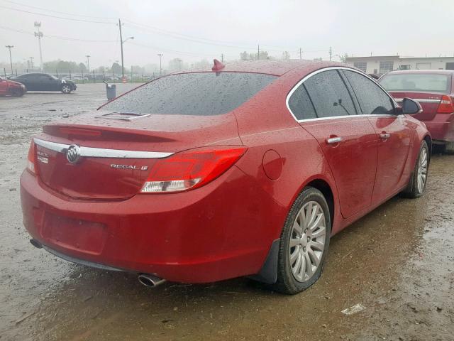 2G4GS5EV3C9214139 - 2012 BUICK REGAL PREM BURGUNDY photo 4