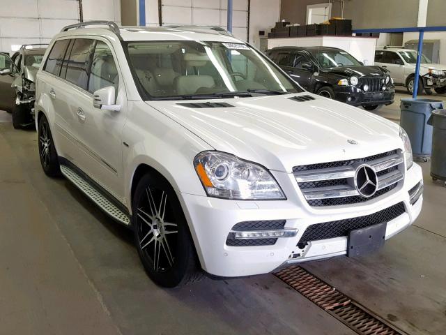 4JGBF2FE0CA797169 - 2012 MERCEDES-BENZ GL 350 BLU WHITE photo 1