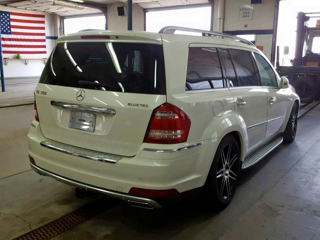 4JGBF2FE0CA797169 - 2012 MERCEDES-BENZ GL 350 BLU WHITE photo 4