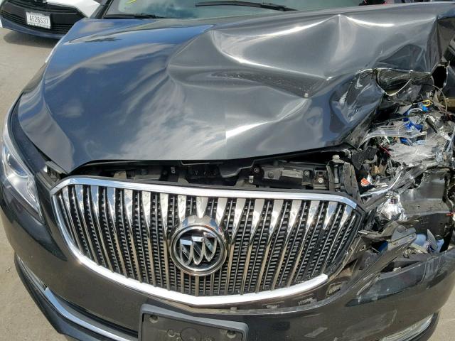 1G4GA5G39EF169653 - 2014 BUICK LACROSSE GRAY photo 7