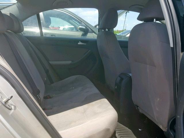 3VW1K7AJ7EM215763 - 2014 VOLKSWAGEN JETTA BASE TAN photo 6