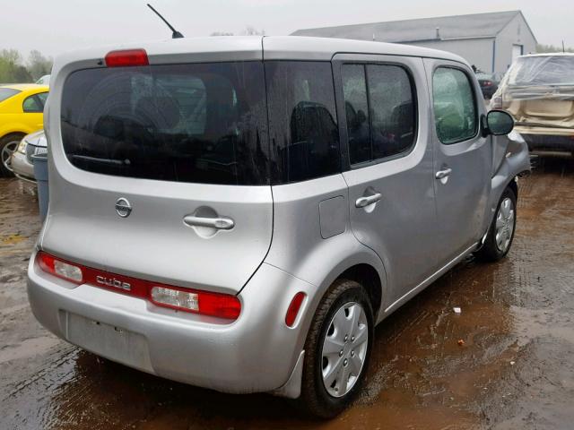 JN8AZ28R79T117762 - 2009 NISSAN CUBE BASE SILVER photo 4