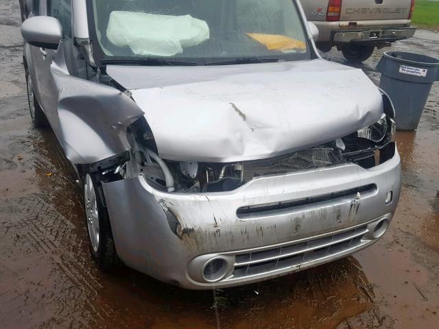 JN8AZ28R79T117762 - 2009 NISSAN CUBE BASE SILVER photo 9