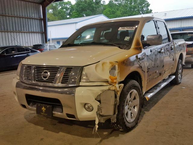 1N6BA0ED1CN320014 - 2012 NISSAN TITAN S WHITE photo 2