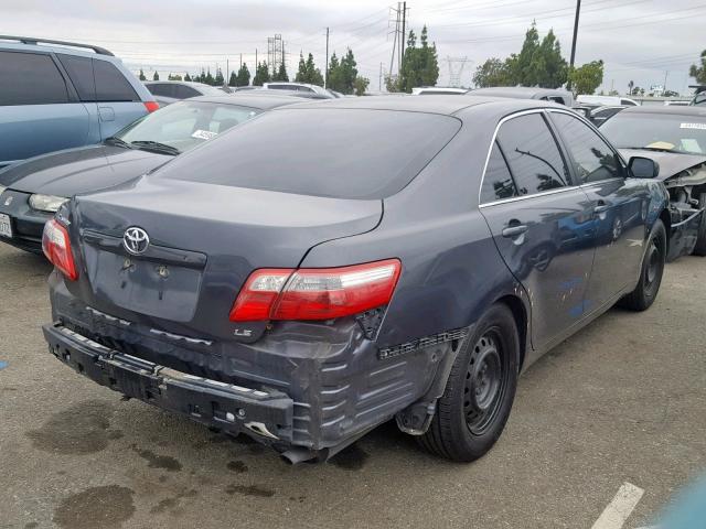 4T1BE46K07U719838 - 2007 TOYOTA CAMRY NEW GRAY photo 4