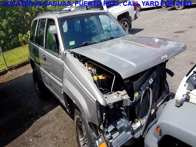 1J4GZ78Y6WC100452 - 1998 JEEP GRAND CHER GRAY photo 1